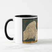 Religieuze Angel die bidt met goudsterren Mok (Links)