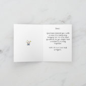 Religieuze Baby Boy Gefeliciteerd met een tekst, C Kaart (Binnen)