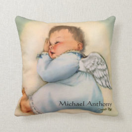 Religieuze Baby Boy Guardian Angel Kussen