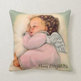 Religieuze Baby Girl Guardian Angel Kussen