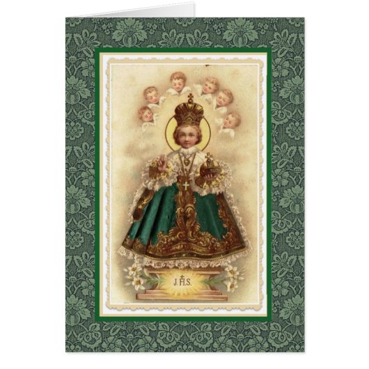  religieuze Baby Jezus van de Praag-katholieke ker (Voorkant)