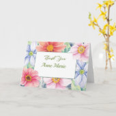 Religieuze  Bedankt voor je grote dienst Kaart (Gele Bloem)