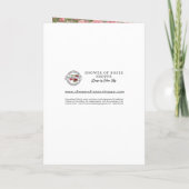 Religieuze begrafenis Jezus Sympathie Lering Dank Bedankkaart (Achterkant)