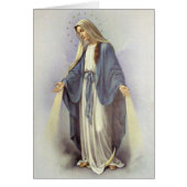 Religieuze begrafenis Maagd Mary Heilige Kaart Dan (Voorkant)