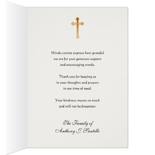 Religieuze begrafenissympathie Maagd Mary Hartelij (Binnen (Rechts))