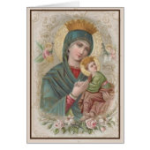 Religieuze begrafenissympathie Maagd Mary Hartelij (Voorkant)