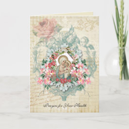 Religieuze Beterschap Heilige Maagd Maria Katholie Kaart