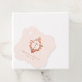 Religieuze bevestiging Meisje Roze Kruis in Crest Bedankjes Labels (In situ)