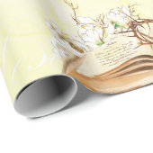 Religieuze Bijbel in waterverf Cadeaupapier (Rol Hoek)