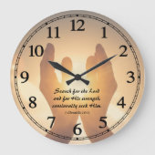 Religieuze Bijbelprijs Verse  klok (Voorkant)