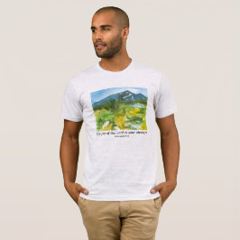 Religieuze Bijbeltekst Nemehiah Mountains T-shirt