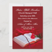 Religieuze Bijbeluitnodiging (Rode zijde) Kaart (Voorkant)