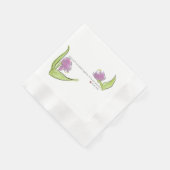 Religieuze Bijbelverzen en bloemen Servet (Hoek)