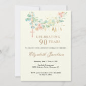 Religieuze Birthday Eucalyptus Scripture Rosary Kaart (Voorkant)