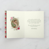 Religieuze Birthday Jesus-scriptie voor kinderen Kaart (Binnen)