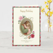 Religieuze Birthday Jesus-scriptie voor kinderen Kaart (Gele Bloem)