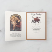 Religieuze Birthday Maagd Mary Jesus Rosary Kaart (Binnen)