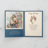 Religieuze Birthday Maagd Mary Rosary Card Kaart (Binnen)
