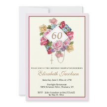 Religieuze Birthday Rosary rooms-katholieke Floral