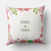 Religieuze bloemen van het Jubileum van de eerste  Kussen (Achterkant)