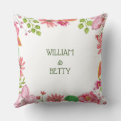 Religieuze bloemen voor 75e trouwdag kussen (Achterkant)