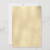 Religieuze Blue Glitter Gold Cross Boy Baptisme Kaart (Achterkant)