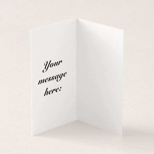 Religieuze boodschap voor familie's kaart (Binnen)