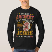 Religieuze Boogschutter Boogschutter Boogschieten T-shirt (Voorkant)