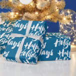 Religieuze briefing Prettige feestdagen Heilige Da Cadeaupapier<br><div class="desc">De trend is nu om "Happy Holidays" te zeggen. Hier is onze kans om het te zeggen met betekenis... Fijne Heilige Dagen! Het zal onze manier zijn om een deel van de "echte" vakantiegeest terug te brengen. De professioneel gecreeerde handlettering toont de uitdrukking in een uniek en hedendaags ontwerp. Zoek...</div>