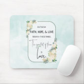 Religieuze bruiloft Jubileum Faith Hope Love Muismat (Met muis)