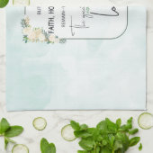 Religieuze bruiloft Jubileum Faith Hope Love Theedoek (Gevouwen)