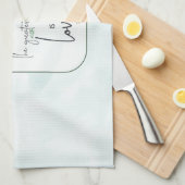 Religieuze bruiloft Jubileum Faith Hope Love Theedoek (Quarter Fold)