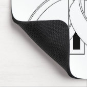 Religieuze bruiloft Symbolen voor kruisbestuiving Muismat (Hoek)