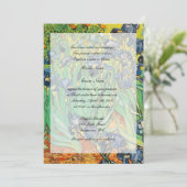 Religieuze bruiloft, Vincent van Gogh, Irissen Kaart (Staand voorkant)
