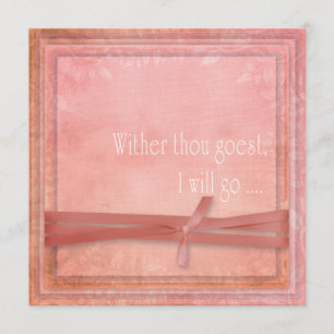 Religieuze bruiloft Whither Thou Goest Kaart