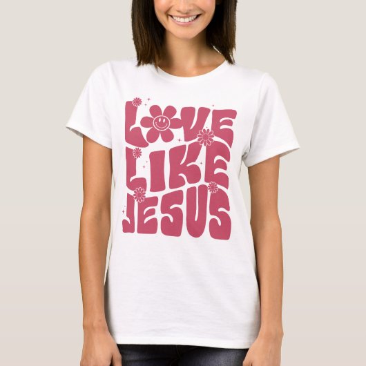 Religieuze cadeaus, Christelijke kleding, liefde z T-shirt (Voorkant)
