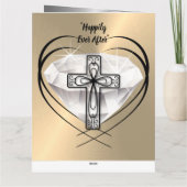 Religieuze Christelijke 60ste Jubileum voor bruilo Kaart (Achterkant)