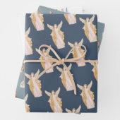 Religieuze Christelijke Angel Mary en Joseph Kerst Inpakpapier Vel (In situ)