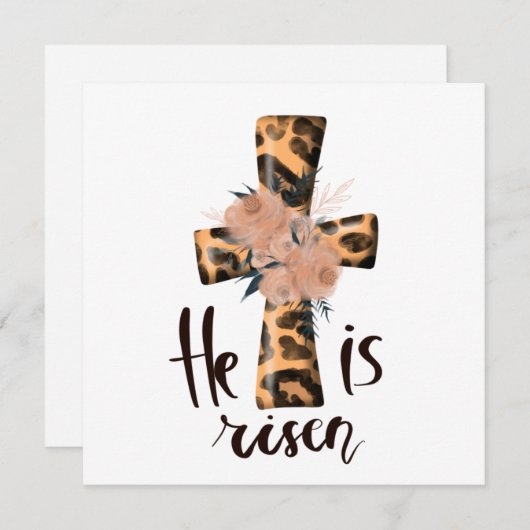 Religieuze Christelijke baptisme Kaart (Voorkant / Achterkant)