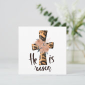 Religieuze Christelijke baptisme Kaart (Staand voorkant)