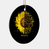 Religieuze Christelijke Bijbelsscriptie Keramisch Ornament (Rechts)