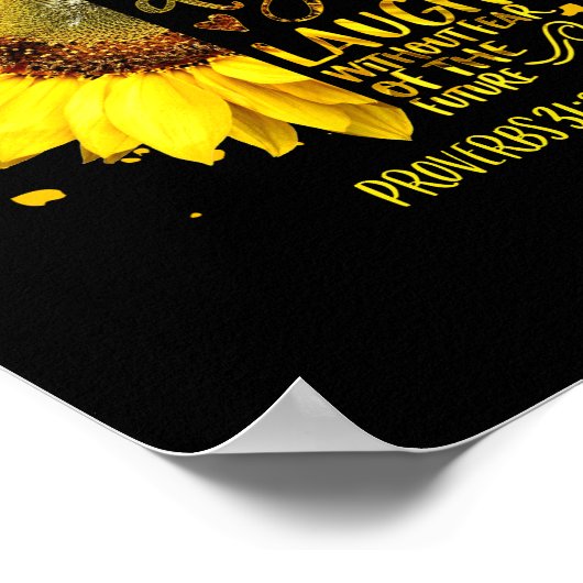 Religieuze Christelijke Bijbelsscriptie Poster (Hoek)