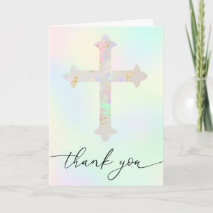 religieuze christelijke dankkaart bedankkaart