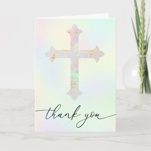 religieuze christelijke dankkaart bedankkaart (Voorkant)