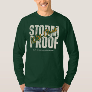 Religieuze Christelijke Gelovigen Gebed Groen Graf T-shirt