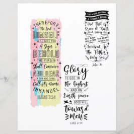 Religieuze Christelijke Jezus citeert Bijbelse Ver