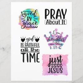 Religieuze Christelijke Jezus citeert Bijbelse Ver