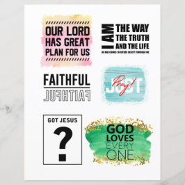 Religieuze Christelijke Jezus citeert Bijbelse Ver