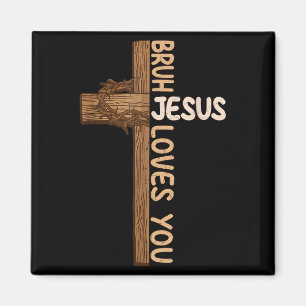 Religieuze Christelijke Jongens Tiener Kinder Bruh Magneet
