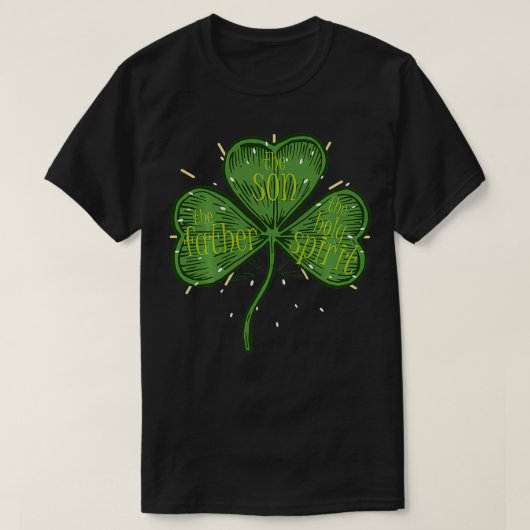 Religieuze Christelijke katholieke St Patricks Day T-shirt (Design voorkant)